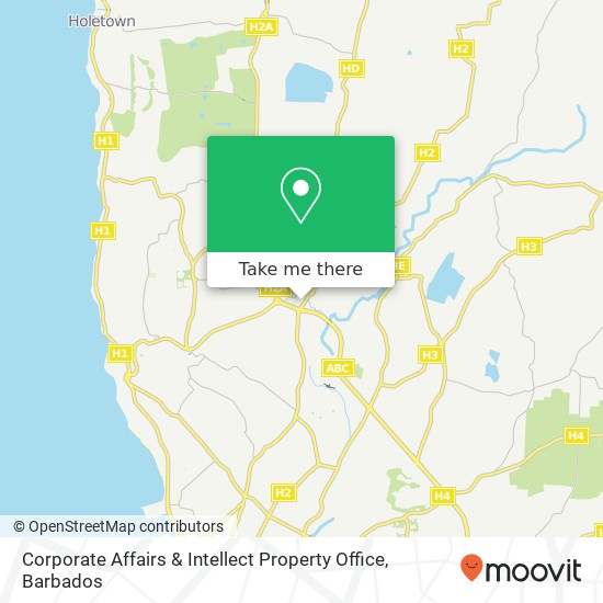 Corporate Affairs & Intellect Property Office map