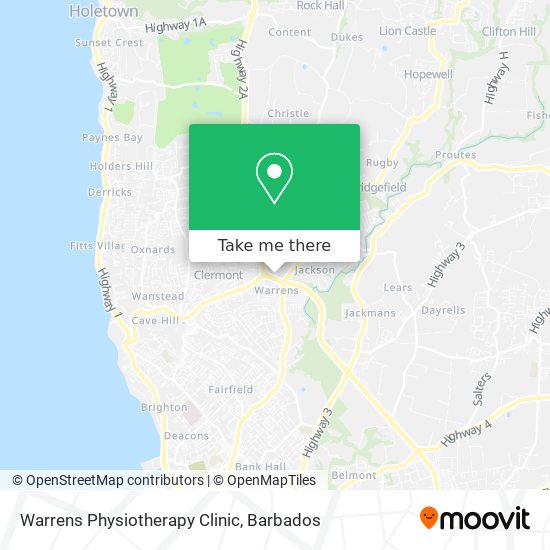 Warrens Physiotherapy Clinic map