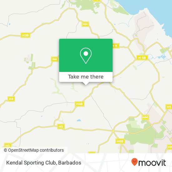 Kendal Sporting Club map