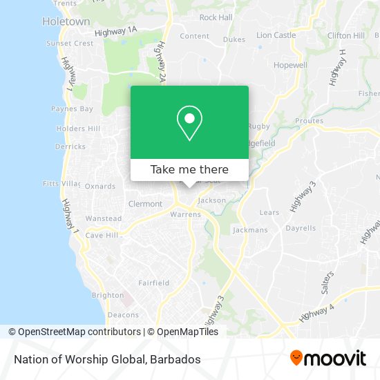 Nation of Worship Global map