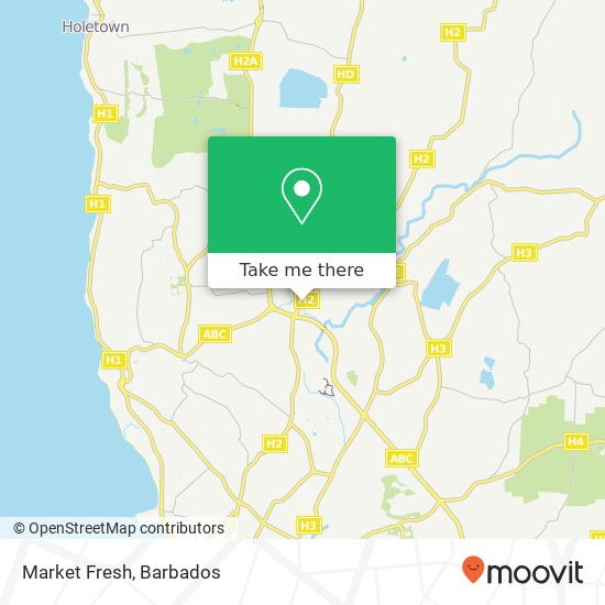 Market Fresh map