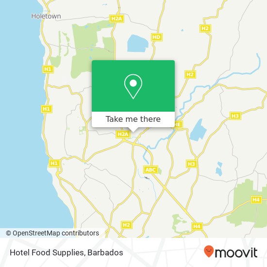 Hotel Food Supplies map