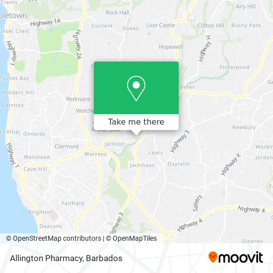 Allington Pharmacy map