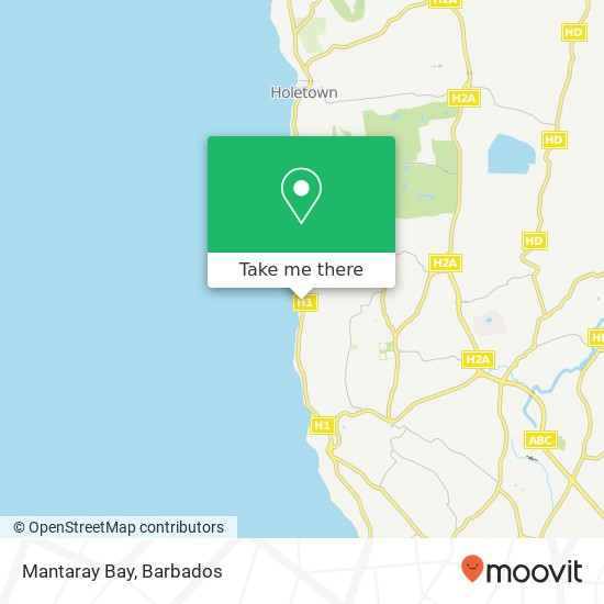 Mantaray Bay map