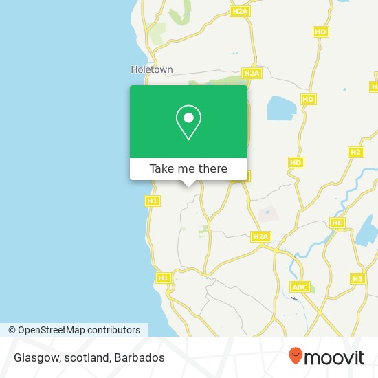 Glasgow, scotland map