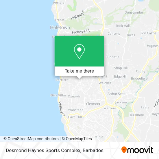 Desmond Haynes Sports Complex map
