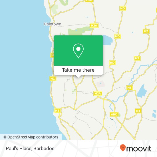 Paul's Place map