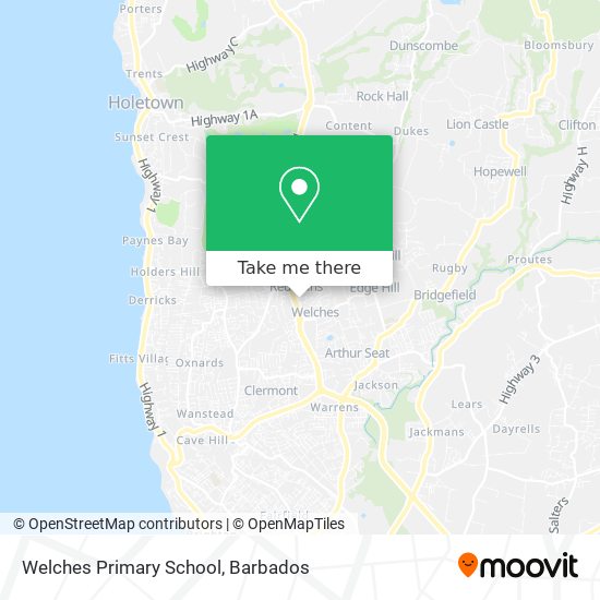 Welches Primary School map
