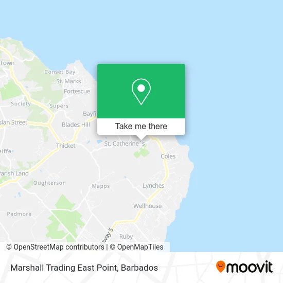 Marshall Trading East Point map