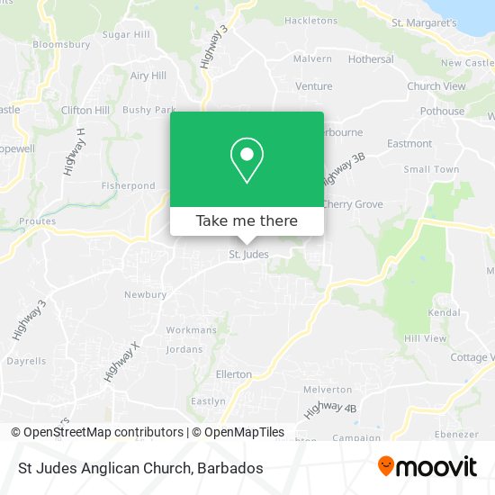 St Judes Anglican Church map