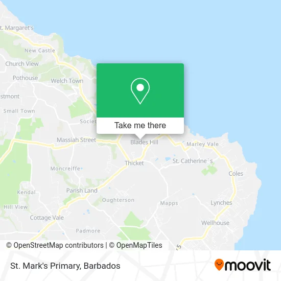 St. Mark's Primary map