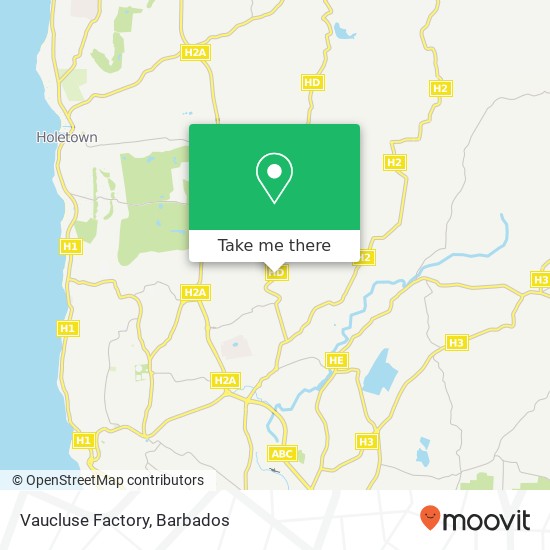 Vaucluse Factory map