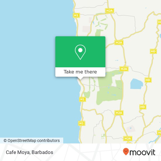 Cafe Moya map