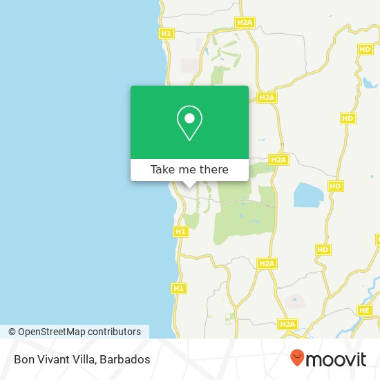 Bon Vivant Villa map