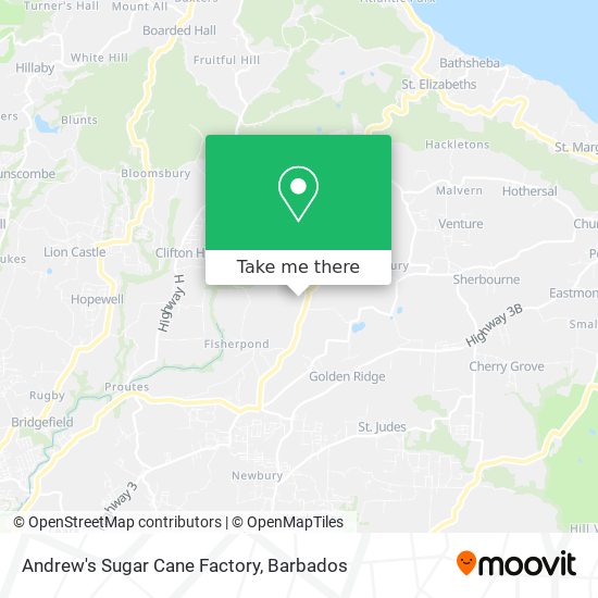 Andrew's Sugar Cane Factory map