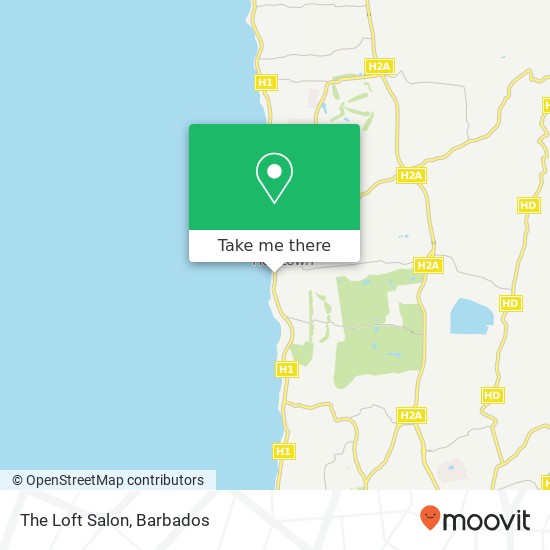 The Loft Salon map
