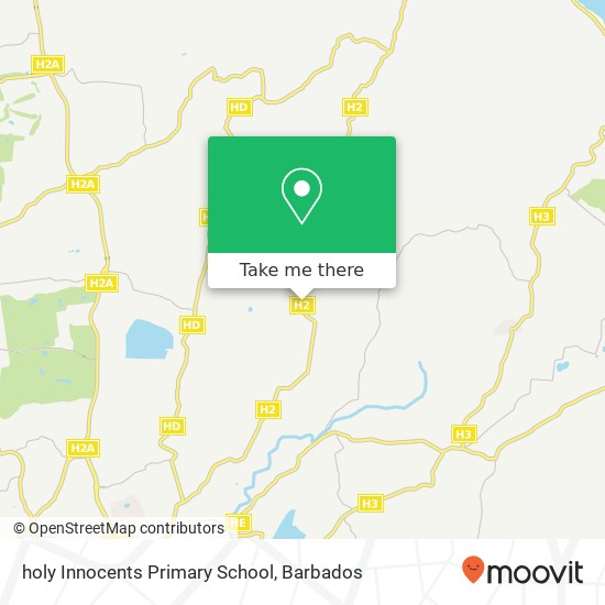 holy Innocents Primary School map