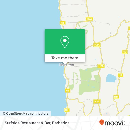 Surfside Restaurant & Bar map