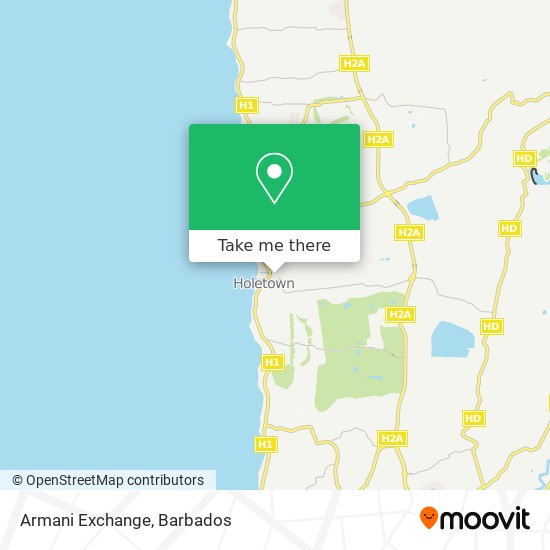Armani Exchange map