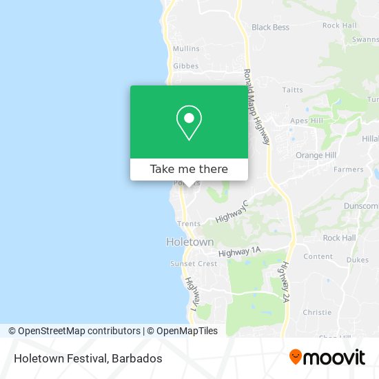 Holetown Festival map