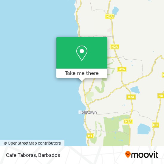 Cafe Taboras map