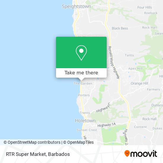 RTR Super Market map