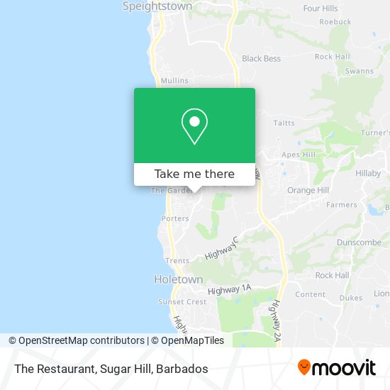 The Restaurant, Sugar Hill map