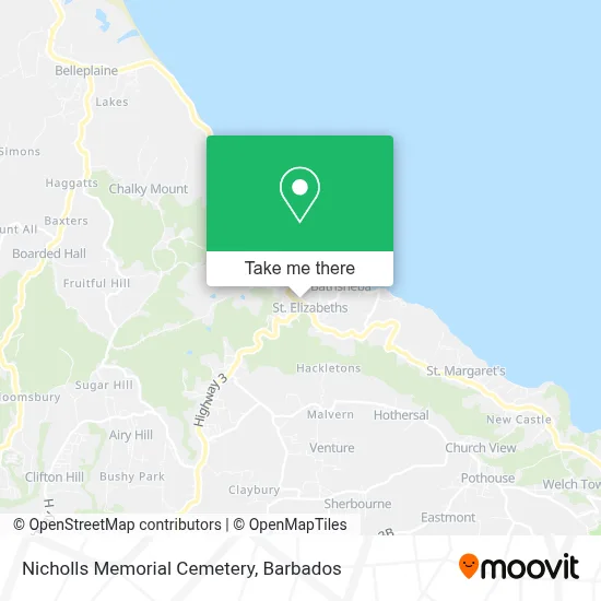 Nicholls Memorial Cemetery map