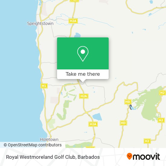 Royal Westmoreland Golf Club map