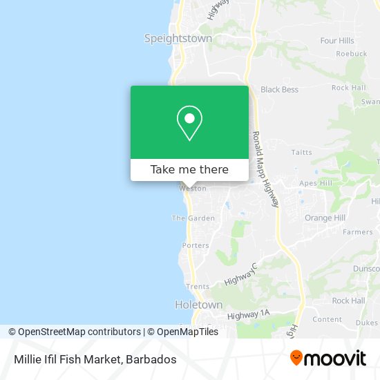 Millie Ifil Fish Market map