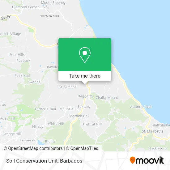 Soil Conservation Unit map