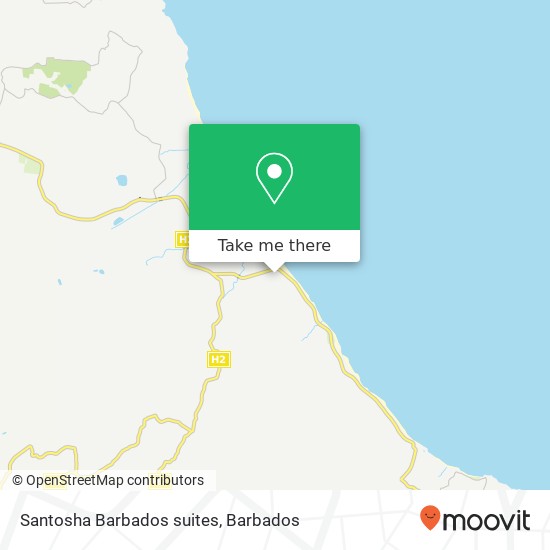 Santosha Barbados suites map