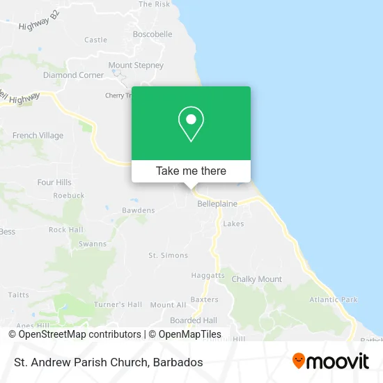 St. Andrew Parish Church map