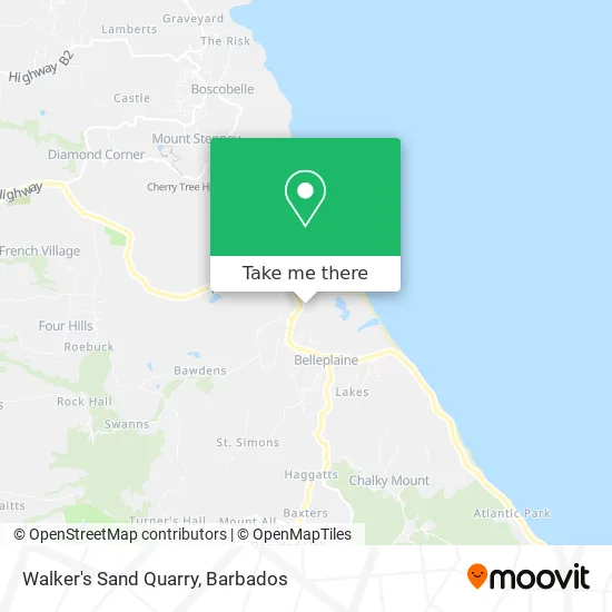 Walker's Sand Quarry map