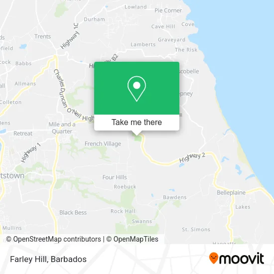 Farley Hill map