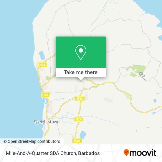 Mile-And-A-Quarter SDA Church map