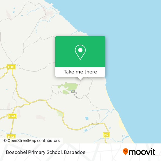 Boscobel Primary School map