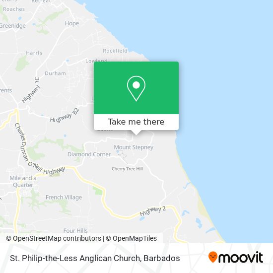 St. Philip-the-Less Anglican Church map