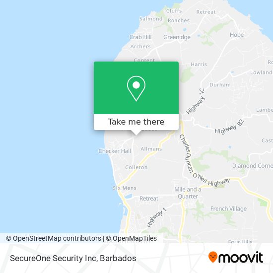 SecureOne Security Inc map