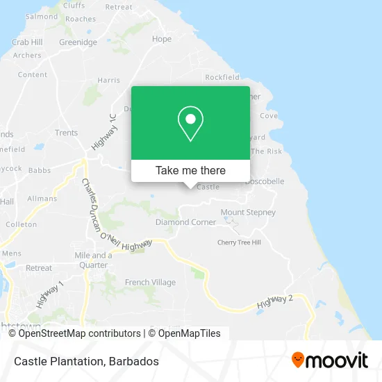 Castle Plantation map