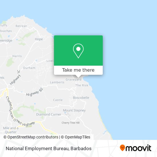 National Employment Bureau map