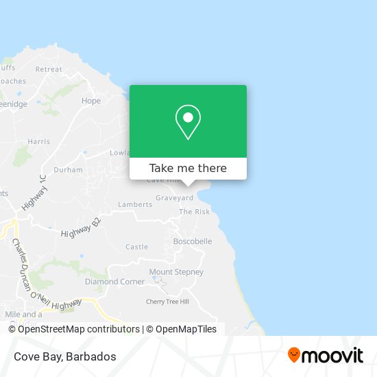 Cove Bay map