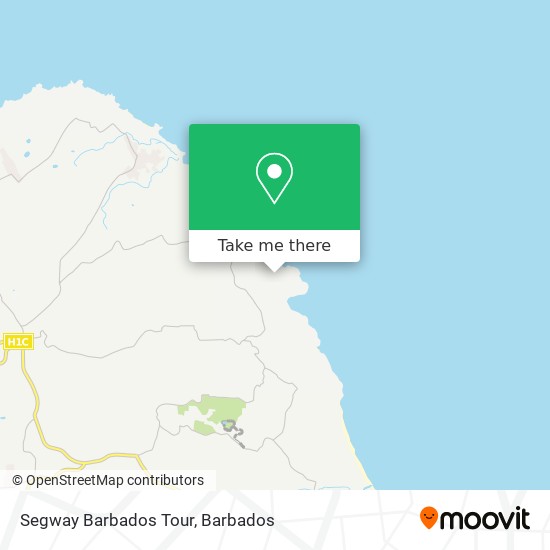 Segway Barbados Tour map
