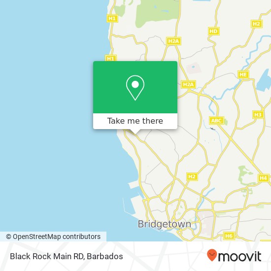 Black Rock Main RD map