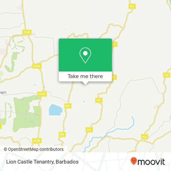 Lion Castle Tenantry map
