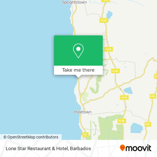 Lone Star Restaurant & Hotel map