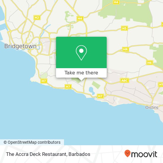 The Accra Deck Restaurant map