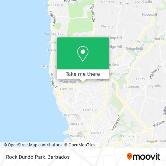 Rock Dundo Park map