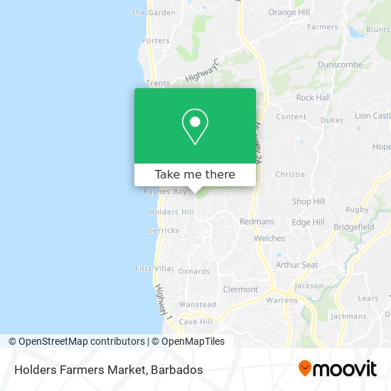 Holders Farmers Market map