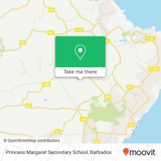 Princess Margaret Secondary School map